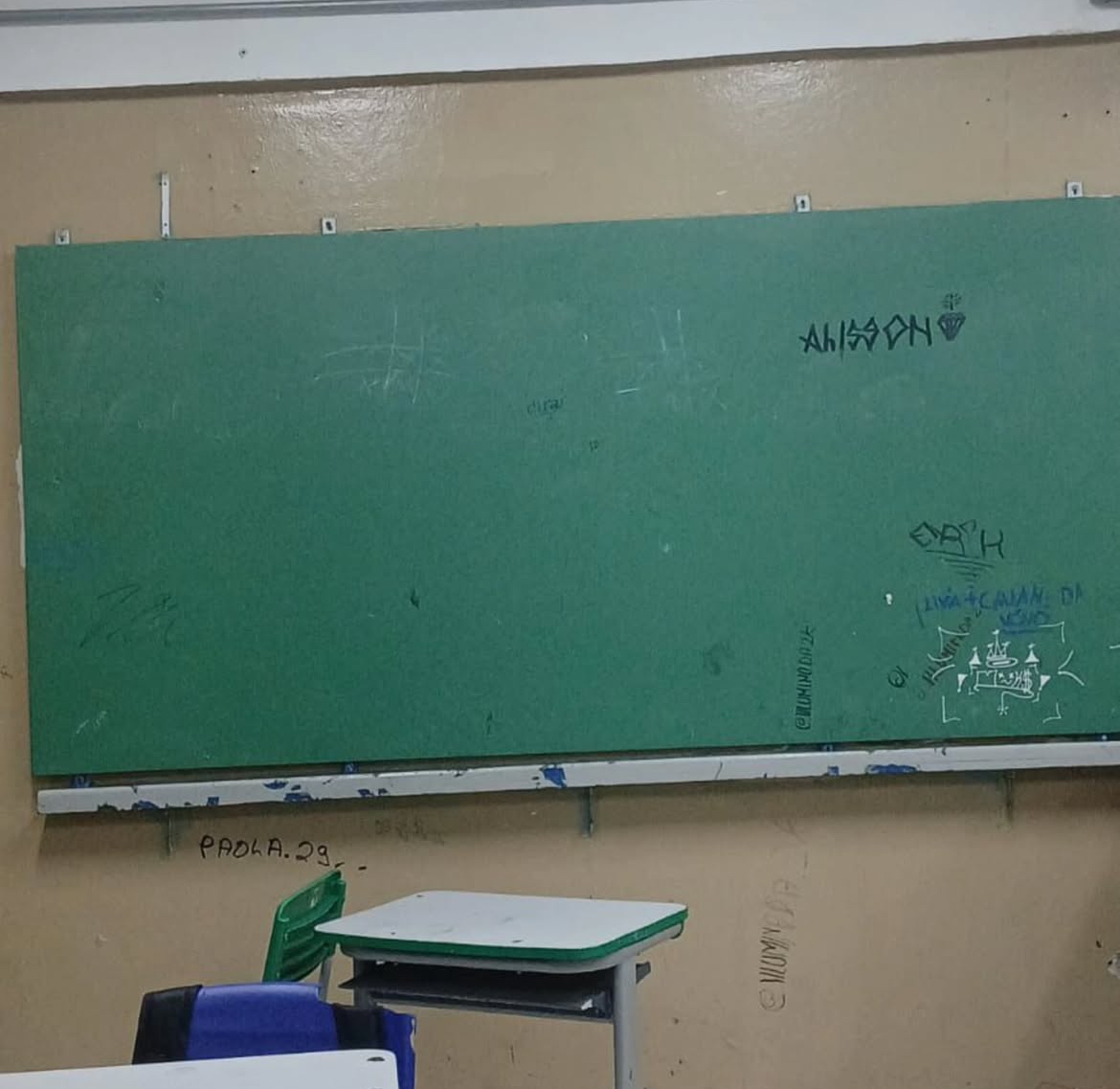 ESCOLA ESTADUAL DO JARDIM DA REPRESA FICA SEM DIRETOR, É VANDALIZADA E CONTINUA COM BANHEIROS QUEBRADOS