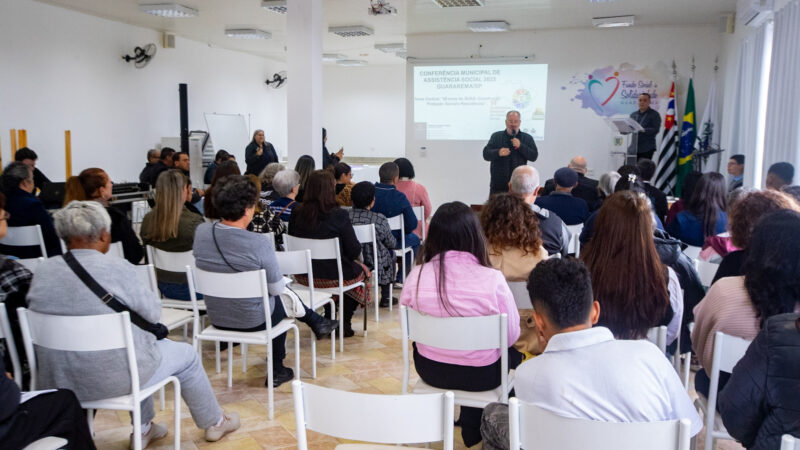 GUARAREMA REALIZA 12ª CONFERÊNCIA MUNICIPAL DE ASSISTÊNCIA SOCIAL COM FOCO NA PARTICIPAÇÃO POPULAR