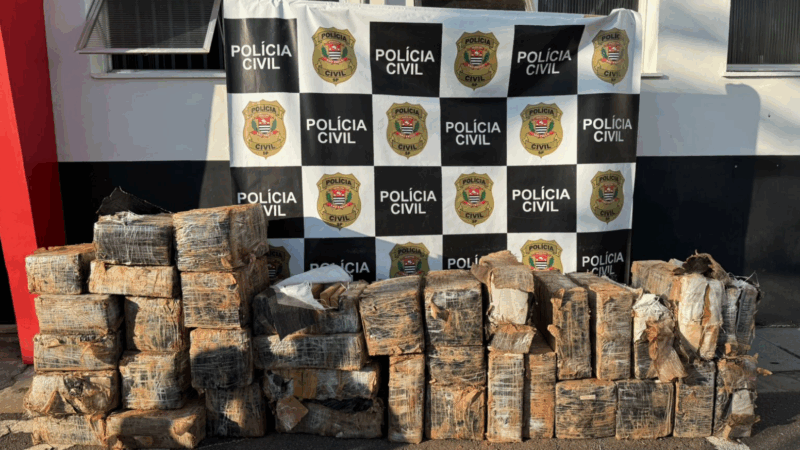 POLÍCIA CIVIL ENCONTRA QUASE UMA TONELADA DE MACONHA ESCONDIDA EM POÇO EM ATIBAIA