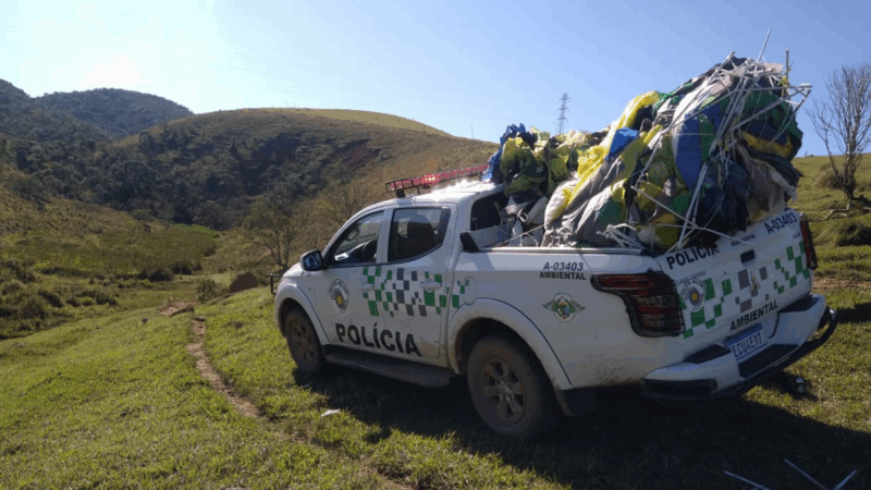 CRIME AMBIENTAL: SOLTURA DE BALÕES PROVOCA MULTAS E OPERAÇÕES EM SP