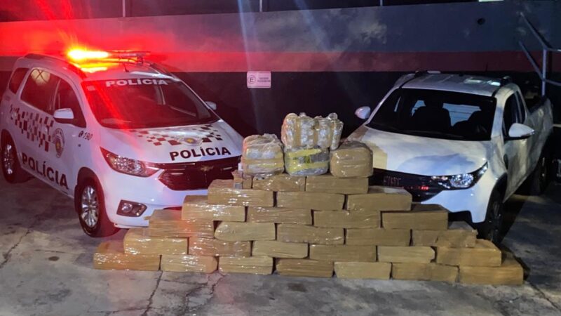 POLÍCIA MILITAR APREENDE MEIA TONELADA DE DROGAS EM RODOVIA DO INTERIOR PAULISTA
