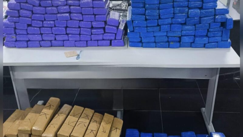 MOTORISTA É PRESO COM 261 QUILOS DE MACONHA APÓS TENTAR FUGIR DA PM NA CASTELLO BRANCO
