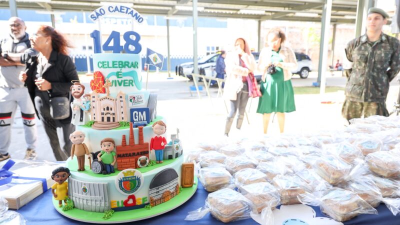 SÃO CAETANO DO SUL CELEBRA 148 ANOS COM MISSA, BOLO E HOMENAGENS ÀS FAMÍLIAS FUNDADORAS