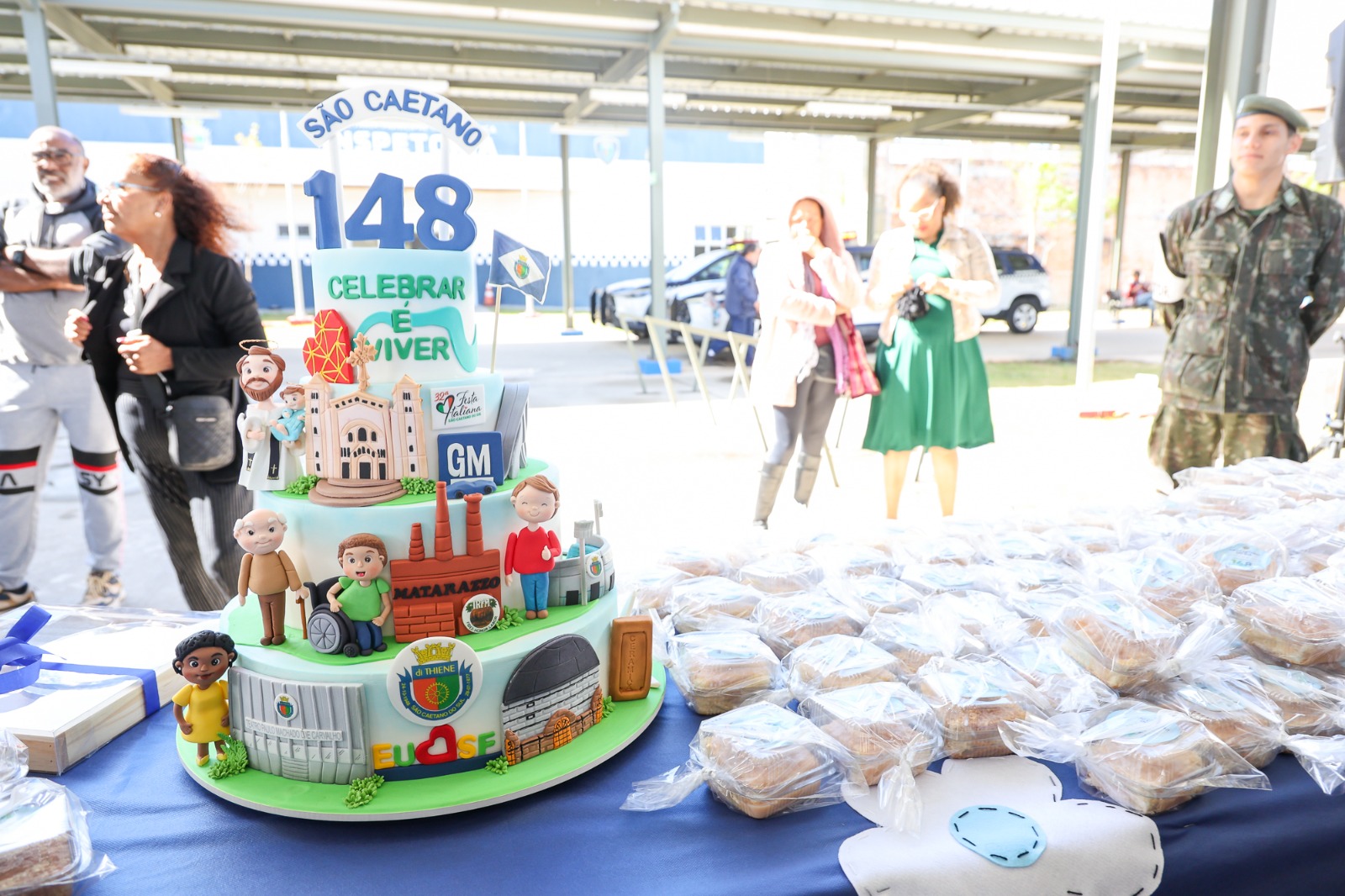 SÃO CAETANO DO SUL CELEBRA 148 ANOS COM MISSA, BOLO E HOMENAGENS ÀS FAMÍLIAS FUNDADORAS