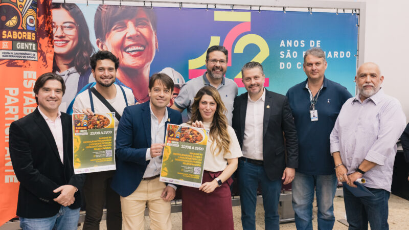 SÃO BERNARDO LANÇA FESTIVAL GASTRONÔMICO “SABORES DA GENTE” COM 94 ESTABELECIMENTOS E DESCONTOS DE 25%