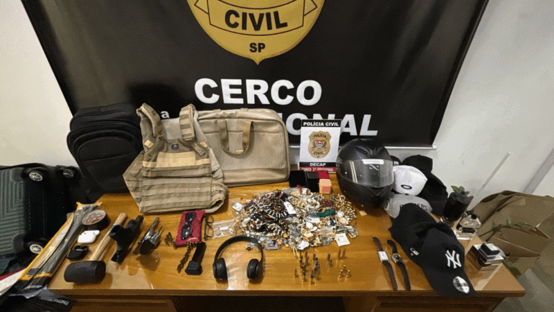 POLÍCIA CIVIL DESARTICULA QUADRILHA ESPECIALIZADA EM ROUBOS A RESIDÊNCIAS NA ZONA SUL DE SÃO PAULO