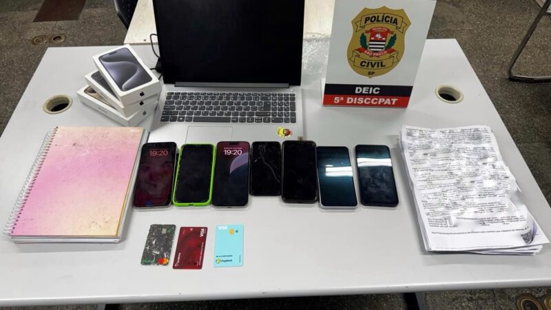DEIC DESMONTA CENTRAL DE GOLPES ELETRÔNICOS E PRENDE TRÊS PESSOAS NA ZONA LESTE DE SÃO PAULO