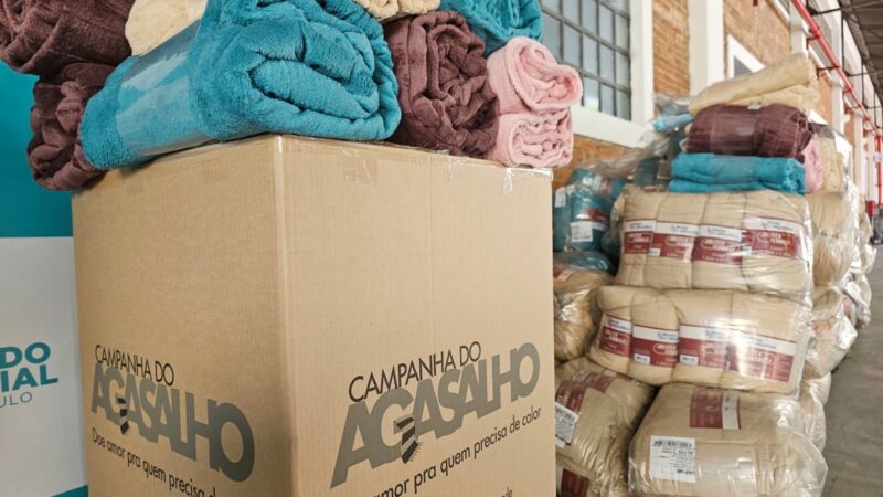 CAMPANHA DO AGASALHO 2025 DISTRIBUI MAIS DE 103 MIL COBERTORES E 14 MILHÕES DE PEÇAS NO ESTADO DE SÃO PAULO