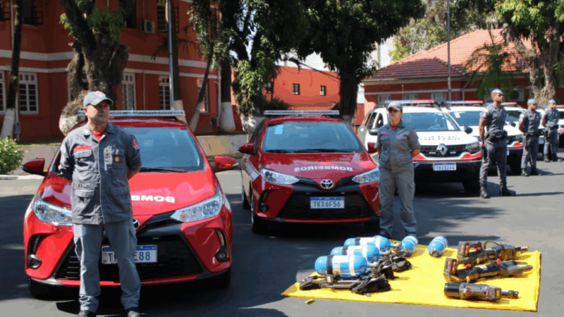 SOROCABA RECEBE 38 VIATURAS DA POLÍCIA MILITAR E NOVOS EQUIPAMENTOS PARA O CORPO DE BOMBEIROS