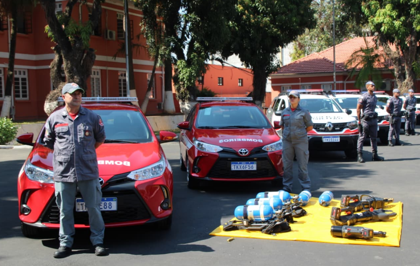 SOROCABA RECEBE 38 VIATURAS DA POLÍCIA MILITAR E NOVOS EQUIPAMENTOS PARA O CORPO DE BOMBEIROS