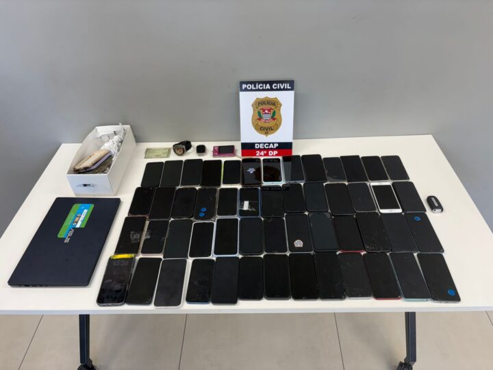 POLÍCIA CIVIL PRENDE CASAL POR FURTO E RECEPTAÇÃO DE CELULARES EM GUARULHOS