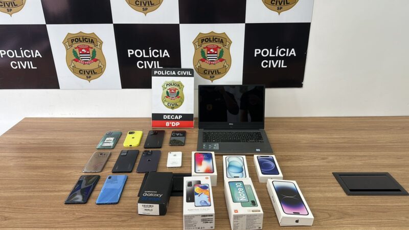 POLÍCIA CIVIL PRENDE INTEGRANTES DE QUADRILHA ESPECIALIZADA EM FURTOS DE CELULARES E FRAUDES BANCÁRIAS NA CAPITAL PAULISTA