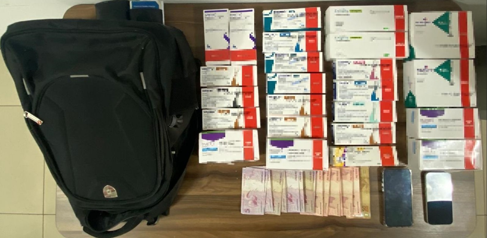 AÇÕES POLICIAIS DISTINTAS PRENDEM CINCO PESSOAS POR TRÁFICO E ROUBO DE REMÉDIOS EMAGRECEDORES