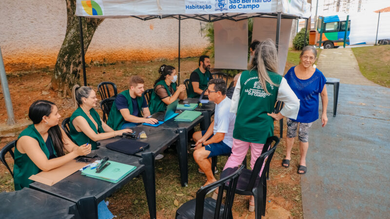 CARAVANA DA REGULARIZAÇÃO FUNDIÁRIA ATENDE MORADORES DE DETROIT E VILA VITÓRIA EM SÃO BERNARDO