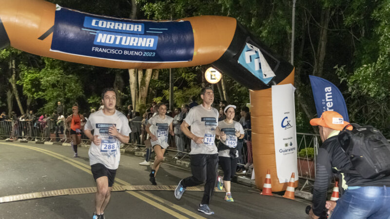 INSCRIÇÕES ABERTAS PARA A CORRIDA NOTURNA FRANCISCO BUENO EM GUARAREMA