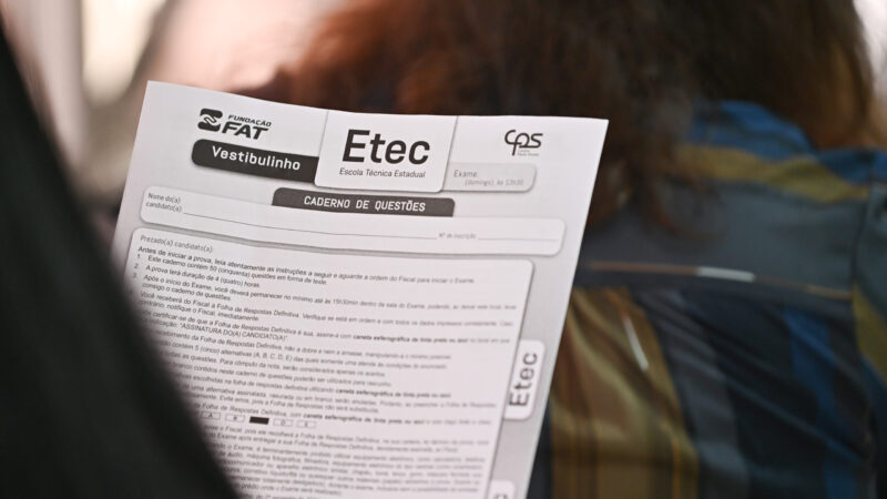 ETECs ABREM INSCRIÇÕES PARA O VESTIBULINHO DO PRIMEIRO SEMESTRE DE 2026