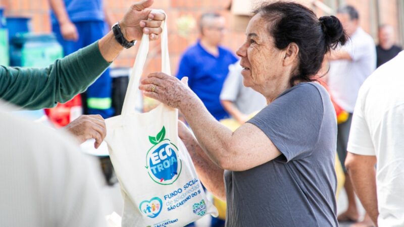 ECOTROCA DE SÃO CAETANO ATINGE 9,6 TONELADAS DE ALIMENTOS DOADOS EM 2025