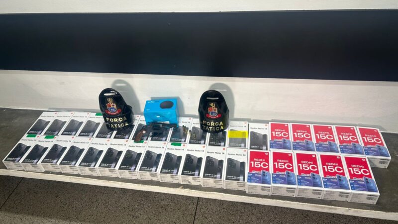 PERSEGUIÇÃO E PRISÃO: PM RECUPERA 35 CELULARES ROUBADOS DE LOJA NO CENTRO DE SÃO PAULO