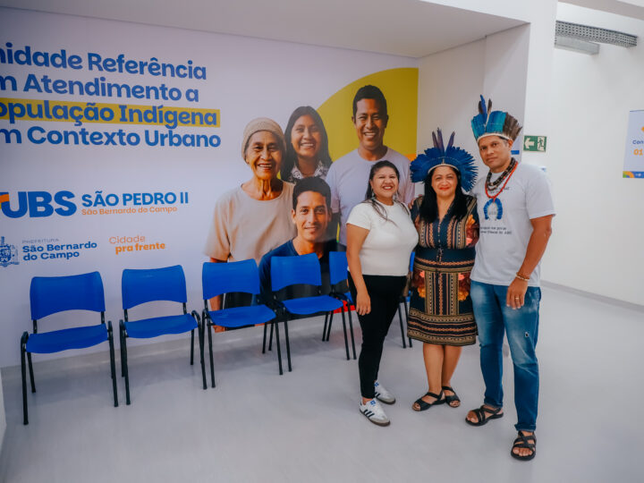 SÃO BERNARDO ENTREGA NOVA UBS SÃO PEDRO II, REFERÊNCIA PARA POPULAÇÃO INDÍGENA URBANA
