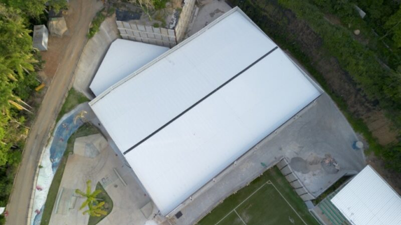 ILHABELA ENTRA NA FASE FINAL DAS OBRAS DO GINÁSIO POLIESPORTIVO DO PEII SUL