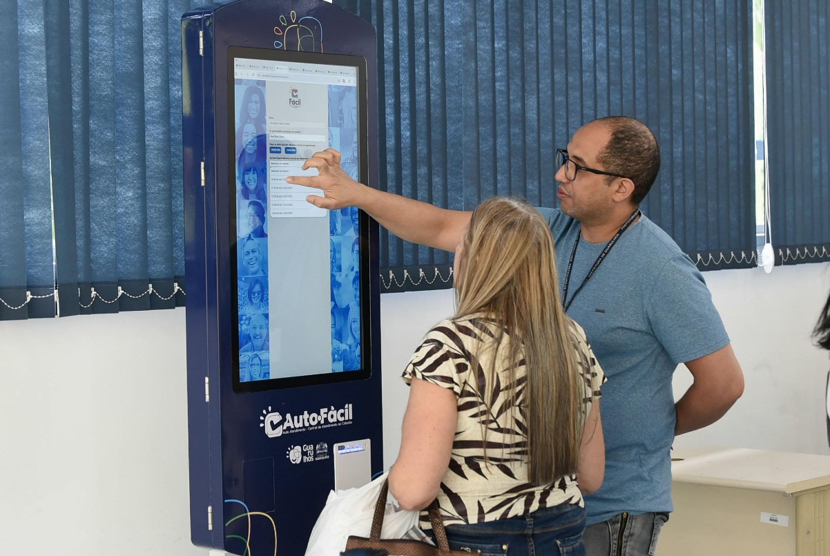 PREFEITURA DE GUARULHOS IMPLANTA TOTEM AUTOFÁCIL PARA AGILIZAR EMISSÃO DA 2ª VIA DO IPTU NO FÁCIL BOM CLIMA