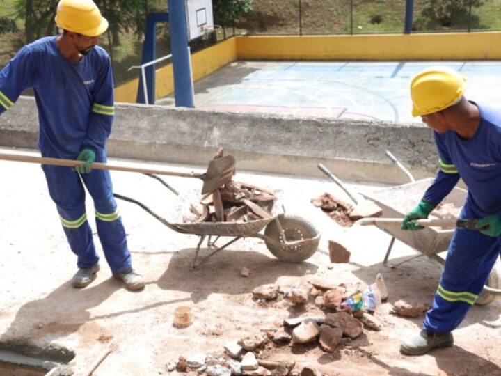 SANTO ANDRÉ INTENSIFICA MANUTENÇÕES E OBRAS EM ESCOLAS ANTES DA VOLTA ÀS AULAS NA REDE MUNICIPAL