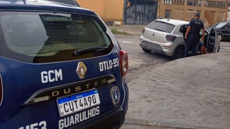 GCM DE GUARULHOS RECUPERA VEÍCULO E PRENDE FORAGIDO DA JUSTIÇA