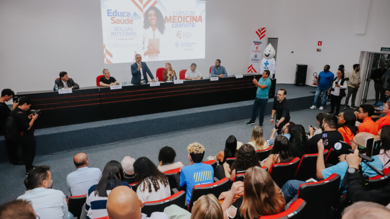 SÃO BERNARDO ABRE 51 BOLSAS DE PÓS-GRADUAÇÃO GRATUITAS PARA PROFISSIONAIS DA SAÚDE