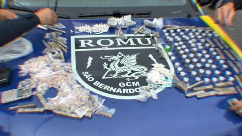 HOMEM É PRESO POR TRÁFICO DE DROGAS EM OPERAÇÃO DA GCM EM SÃO BERNARDO