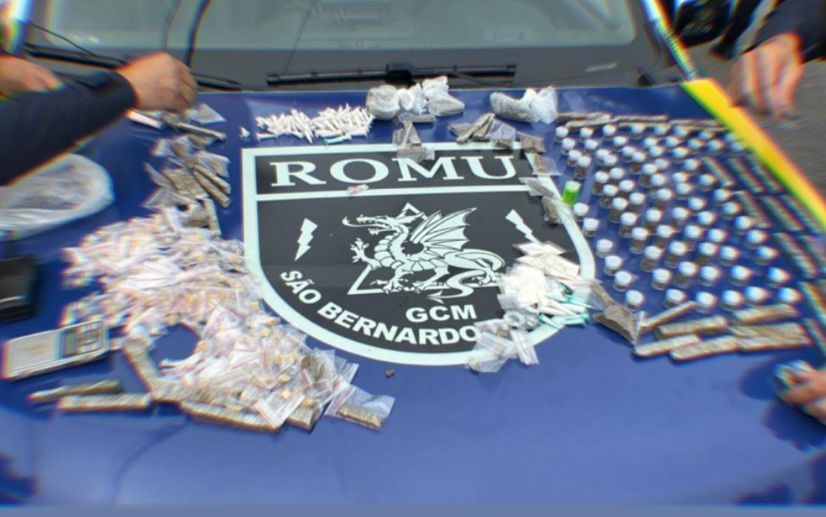 HOMEM É PRESO POR TRÁFICO DE DROGAS EM OPERAÇÃO DA GCM EM SÃO BERNARDO
