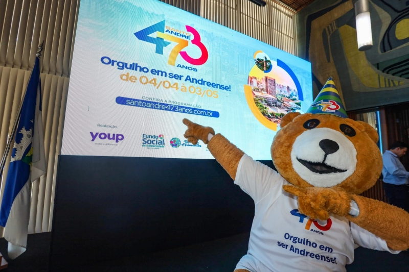 SANTO ANDRÉ DIVULGA PROGRAMAÇÃO DE ANIVERSÁRIO COM MAIS DE 80 ATRAÇÕES EM ABRIL