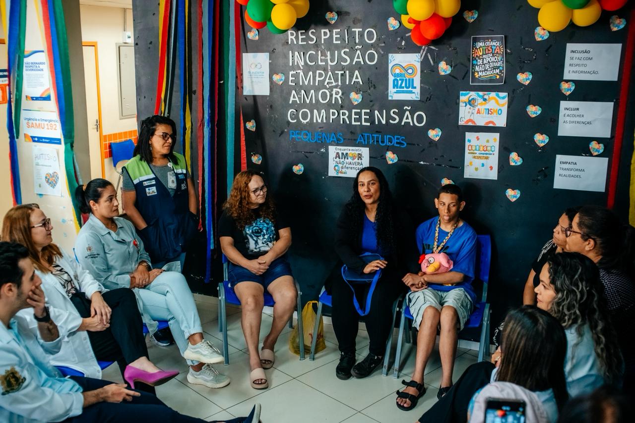 RODA DE CONVERSA SOBRE AUTISMO PROMOVE CONSCIENTIZAÇÃO EM UBS DE SÃO BERNARDO