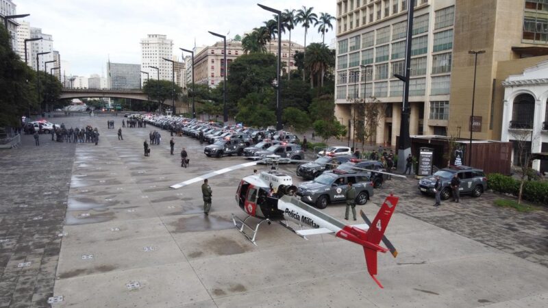 MEGAOPERAÇÃO DA PM MOBILIZA 900 POLICIAIS CONTRA TRÁFICO E ROUBOS EM SP
