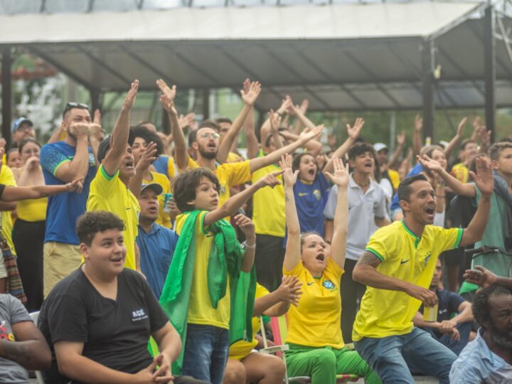 GUARAREMA TERÁ TRANSMISSÃO DOS JOGOS DO BRASIL NA COPA DO MUNDO EM TELÃO NO PARQUE DE LAZER