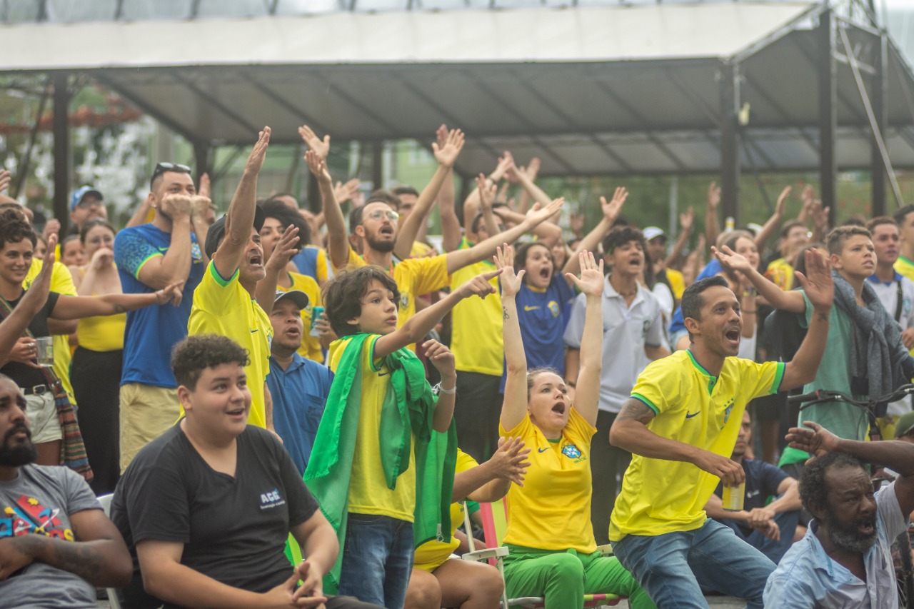 GUARAREMA TERÁ TRANSMISSÃO DOS JOGOS DO BRASIL NA COPA DO MUNDO EM TELÃO NO PARQUE DE LAZER