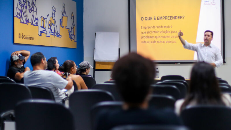 GUARAREMA ABRE INSCRIÇÕES PARA OFICINAS GRATUITAS DE EMPREENDEDORISMO EM PARCERIA COM O SEBRAE