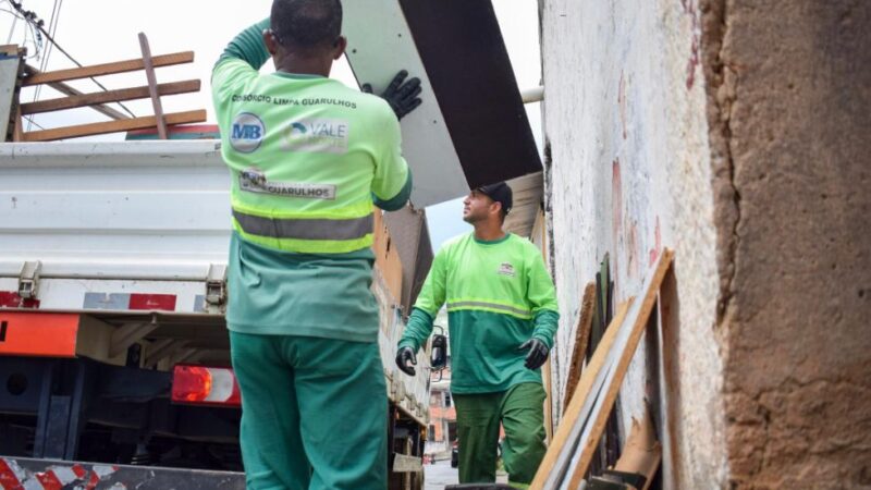 OPERAÇÃO CATA-TRALHA ATENDE NOVOS BAIRROS DE GUARULHOS NESTE FIM DE SEMANA