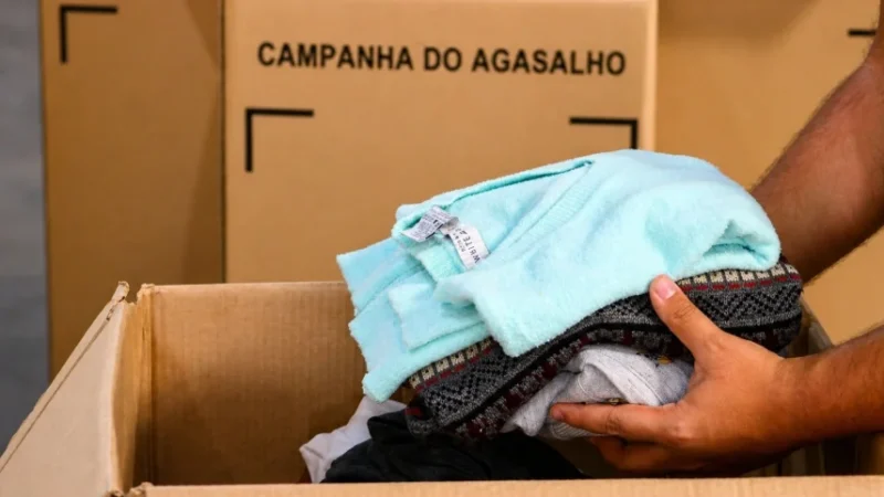 CAMPANHA DO AGASALHO 2026 REFORÇA ARRECADAÇÃO DE ROUPAS E COBERTORES PARA PESSOAS EM SITUAÇÃO DE VULNERABILIDADE
