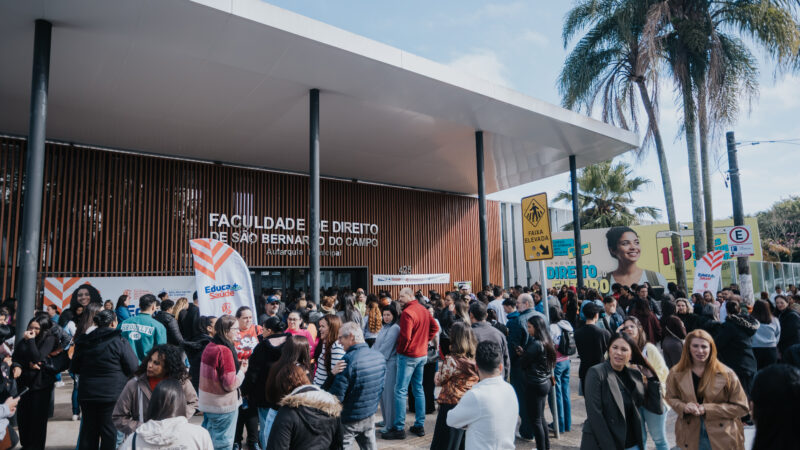 CERCA DE 1,6 MIL CANDIDATOS FAZEM PROVA DO PROGRAMA EDUCA MAIS SAÚDE EM SÃO BERNARDO