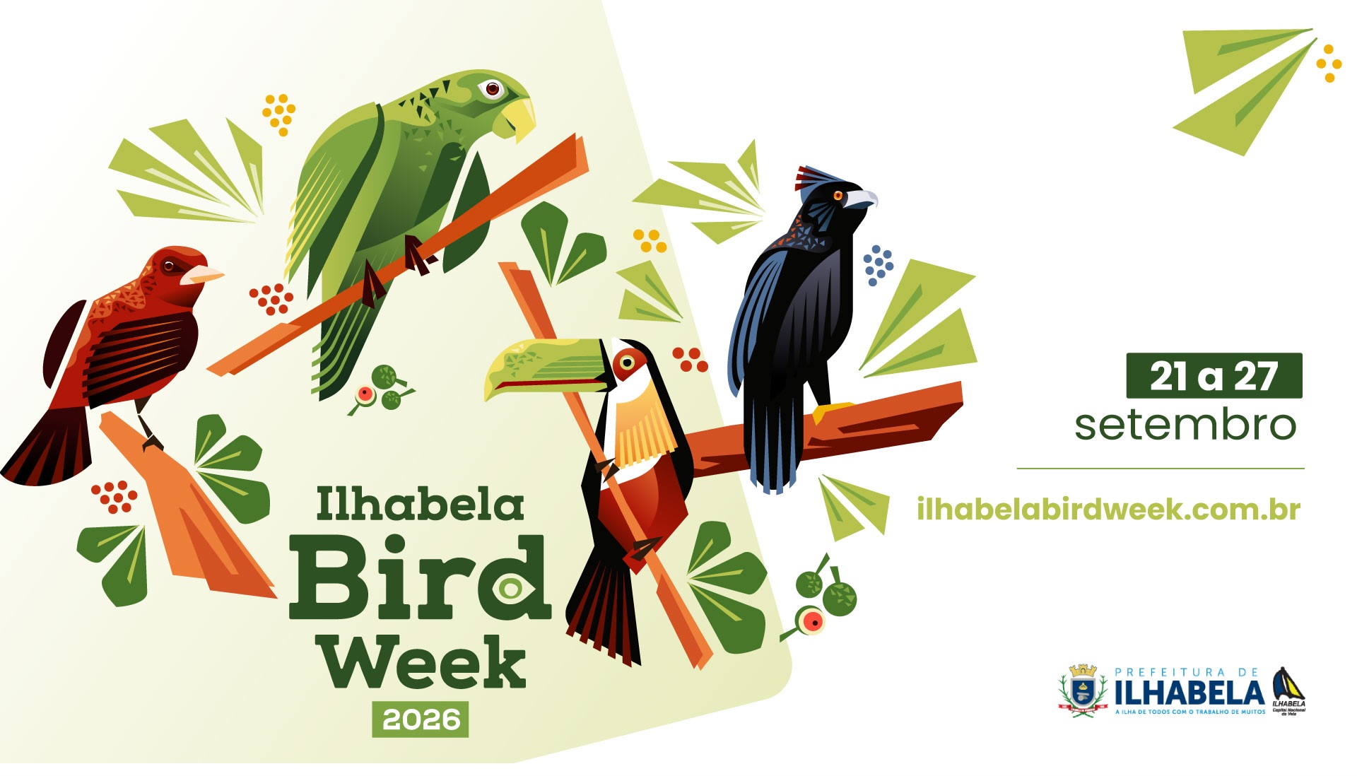 ILHABELA | BIRD WEEK TOMA CONTA DA ILHA COM PASSEIOS, AVES RARAS E PROGRAMAÇÃO ATÉ DOMINGO
