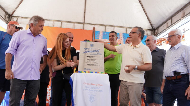 GEVU É ENTREGUE REVITALIZADO DURANTE A 2ª VIRADA ESPORTIVA DE SÃO BERNARDO