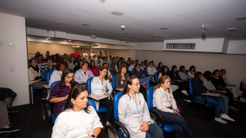 HOSPITAL DA MULHER DE SÃO BERNARDO PROMOVE AÇÃO DE CONSCIENTIZAÇÃO SOBRE CÂNCER DE MAMA